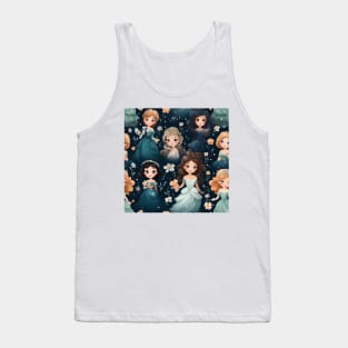 Princesses Pattern 11 Tank Top